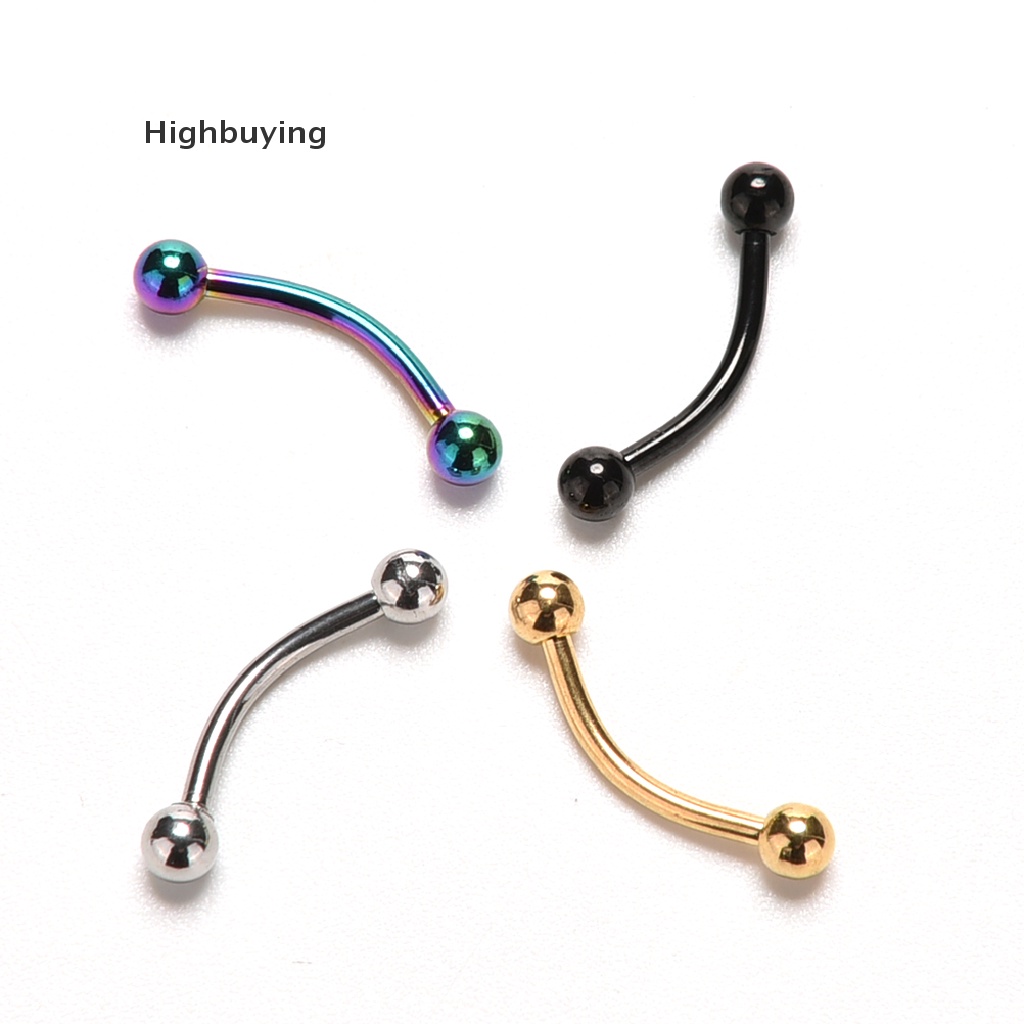 Hbid Anting Tindik Alis Bentuk Barbel Bahan Stainless Steel Glory