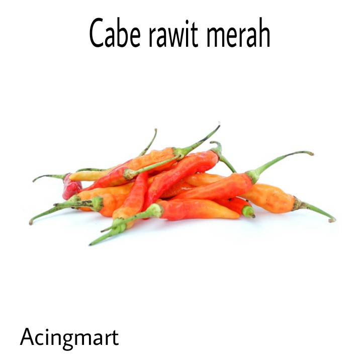 

Cabe rawit merah 100 gram-sayur-sayuran-bumbu masak