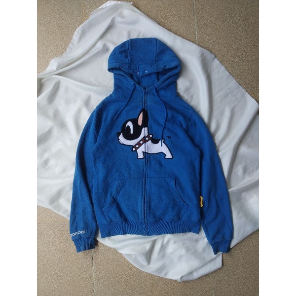 ZIP HOODIE PANCOAT BLUE SECOND ORIGINAL