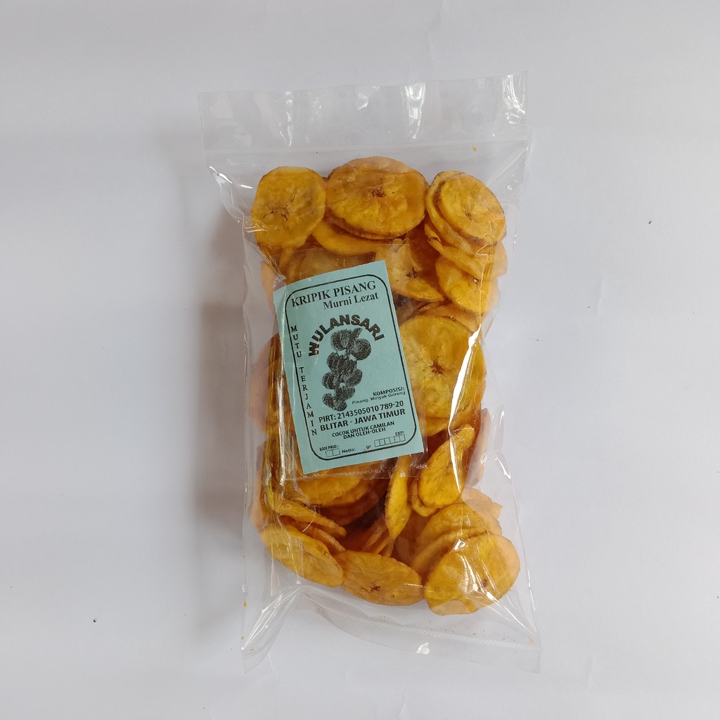 

Kripik Pisang Kepok Asin Gurih manis Free Bubble Wrap + kardus