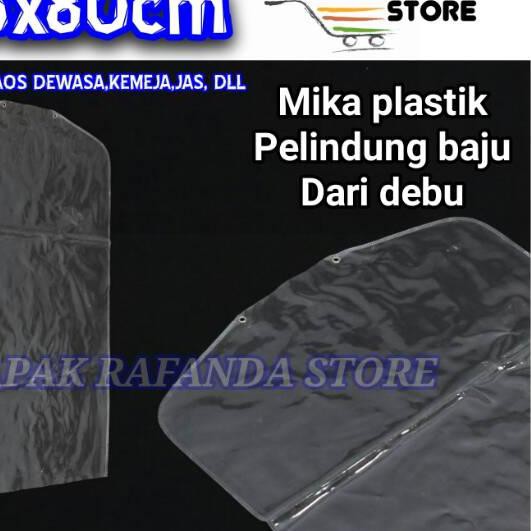 Flash Sale Plastik baju 55x80 mika plastik kaos dewasa pelindung pakaian dari debu untuk jas kemeja