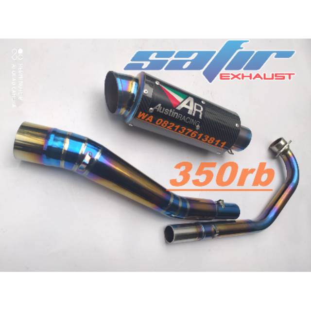 knalpot Austin racing Jupiter mx135 mx king satria Fu sonic nmax aerox