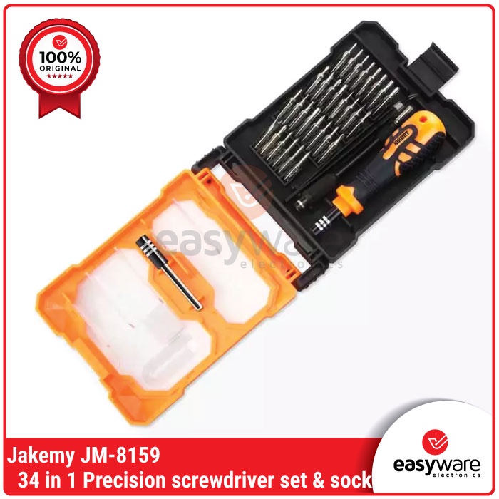 Obeng set Jakemy JM 8159 JM 8160 34 in 1 Precision screwdriver set