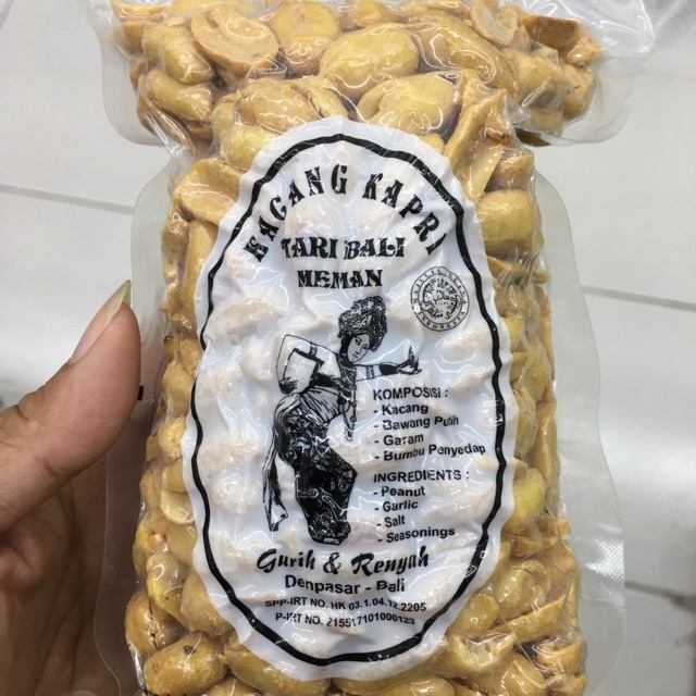 

Kacang Kapri Bali Cap Tari Bali