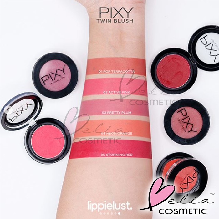 ❤ BELIA ❤  PIXY Twin Blush 2 in 1 ( lip &amp; blusher pixy )