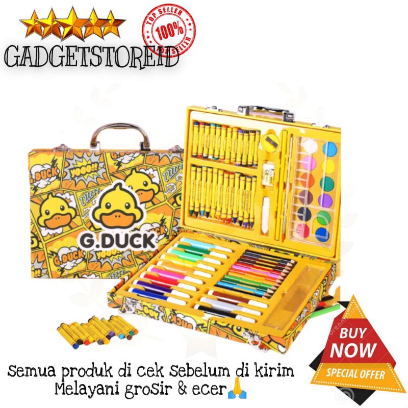

GG - Art Set 67 G. Duck pensil Warna Colouring Set 150 pcs / Gulali Books Paket Mewarnai