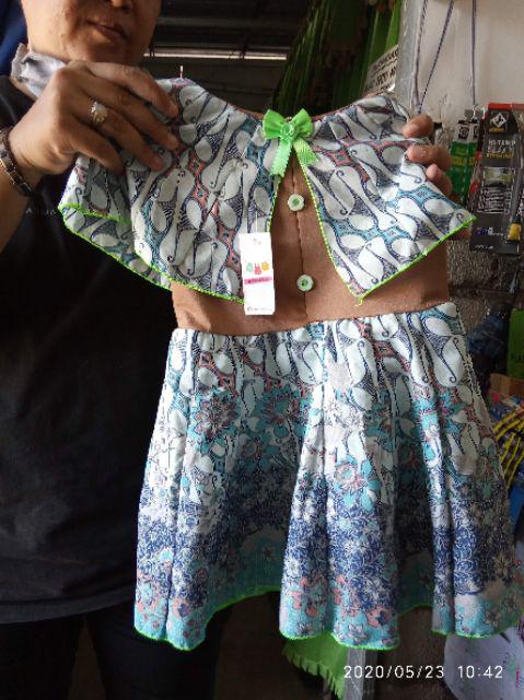 Tcb - Dress Batik Anak Karisa Usia 3-4 Tahun