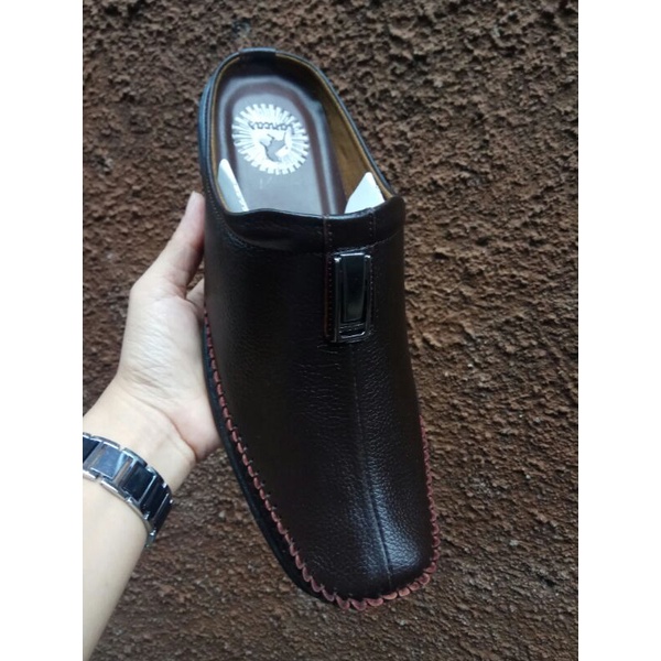 Sandal Bustong Pria Kulit Sapi asli/Sandal Sepatu Pria Kulit