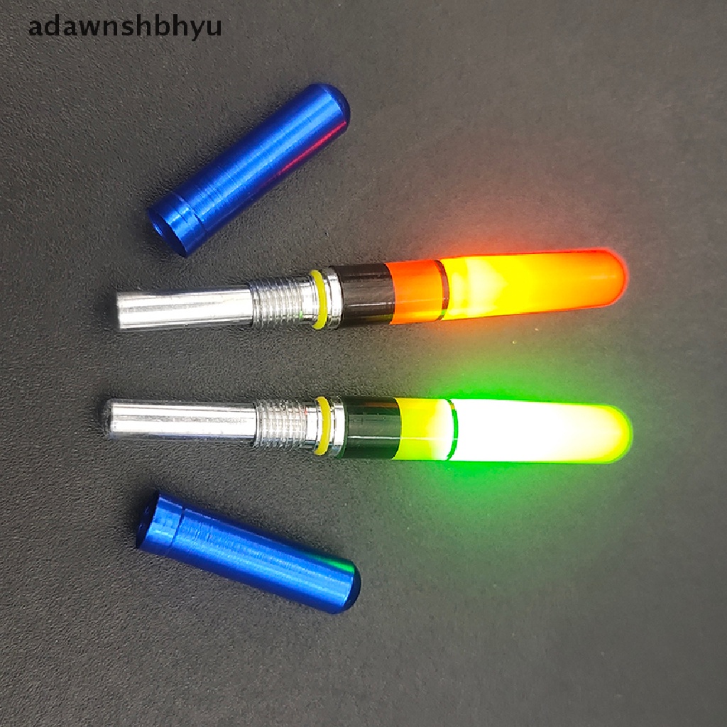 Adawnshbhyu 2pcs Light Stick Lightstick Bekerja Dengan LED Luminous Float Night Fishing Bobber