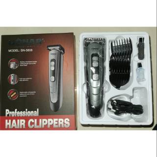 ALAT CUKUR RAMBUT / HAIR CLIPPER CHARGE SONAR SN-5808