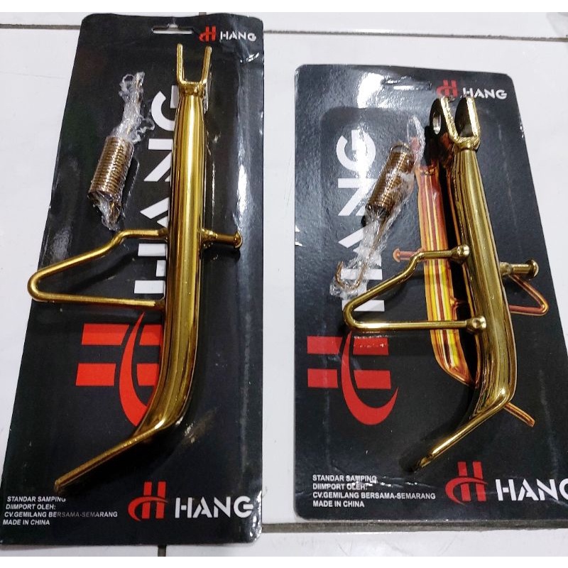 Standar Samping Full Gold Ring 14/Ring 17 Universal Motor Yamaha Honda