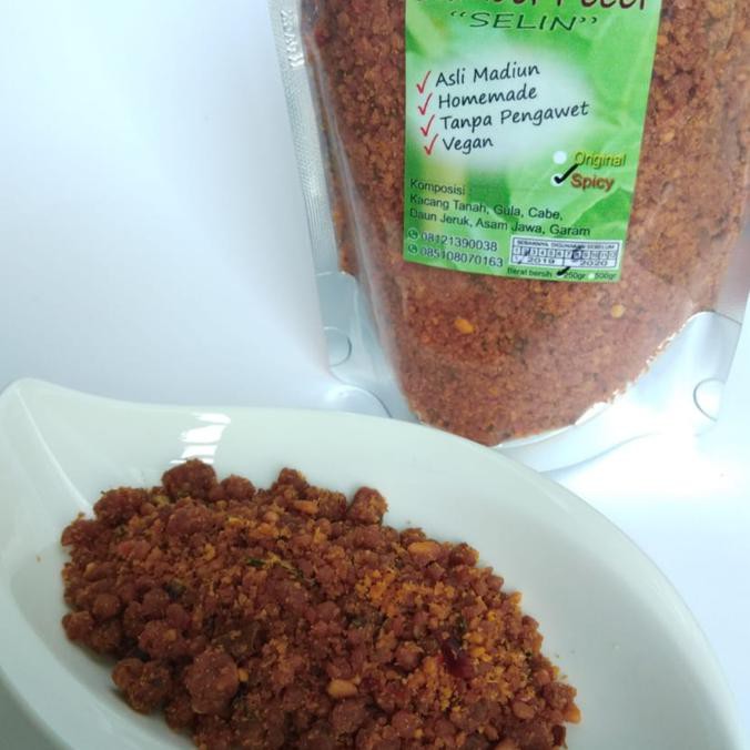 

Terlaris! Homemade Sambal/ Bumbu Pecel "Selin" Pedas Mantap 500 Gr '