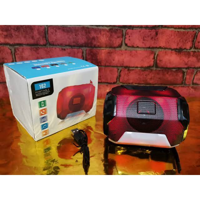 LED flashing light stereo BT speaker ,162 portable wireless speaker