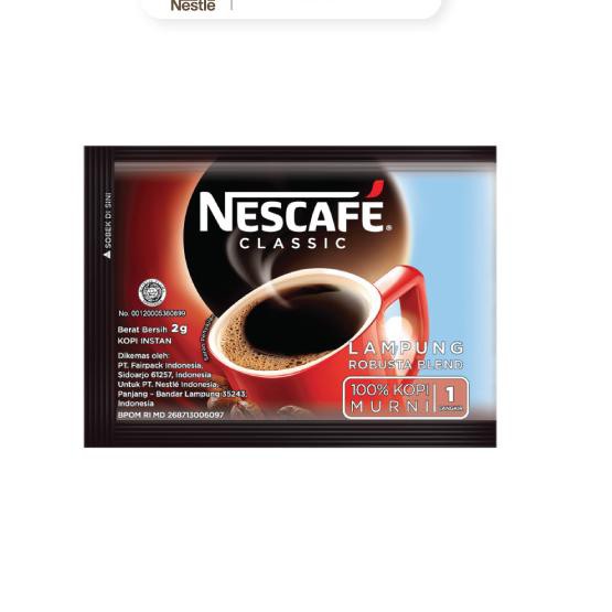

Model Terkini EZ0T7 Nescafe Classic Sachet 2gr x 60 41 Ready