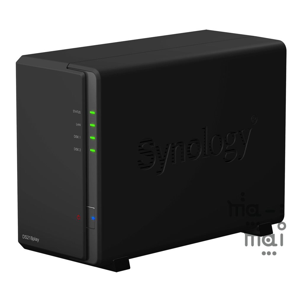 Synology DiskStation DS218play 1 GB RAM 2-BAY Realtek Quad Core