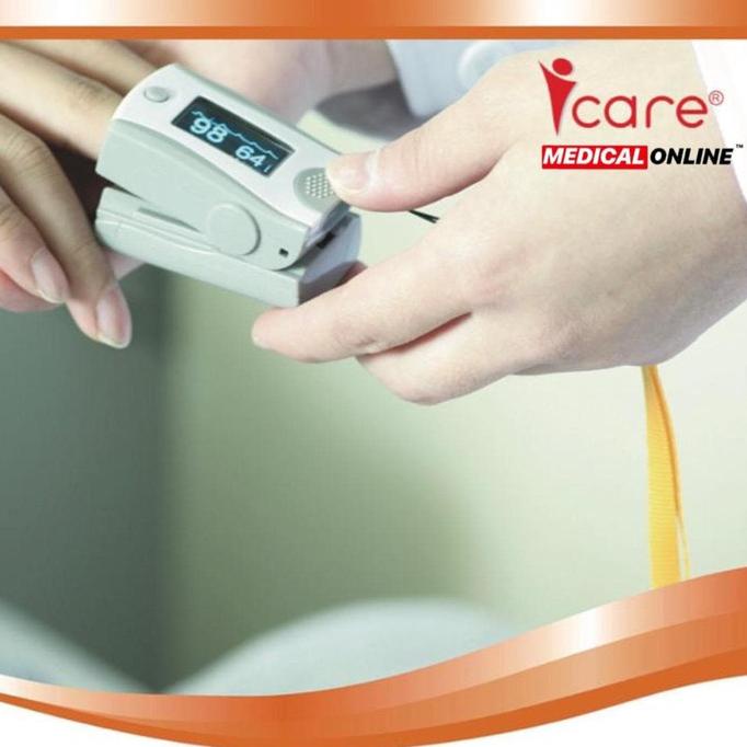 FINGER PULSE OXYMETER ICARE I-CARE 7 GEA OXIMETER SATURASI OKSIGEN
