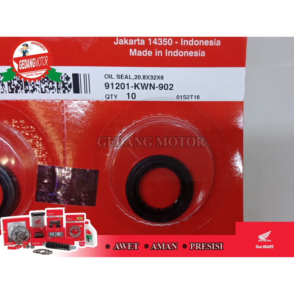 OIL SEAL 20.8 X 32 X 6 VARIO 150 LED VARIO 125 LED ( 91201-K59-A11 )