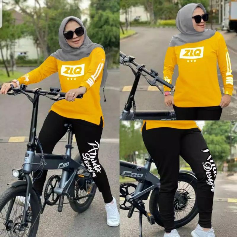 ZIQ Set setelan sporty fashion muslim