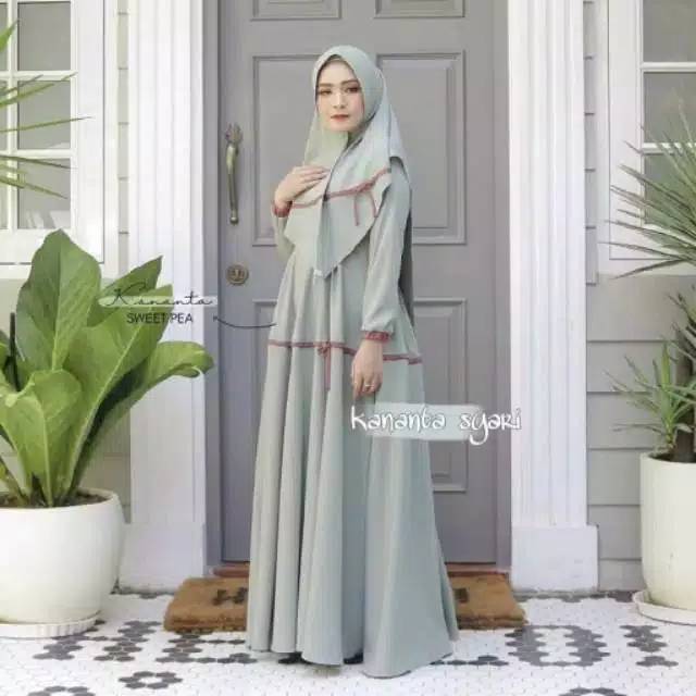 Kananta Syari Satu Set Kerudung Khimar