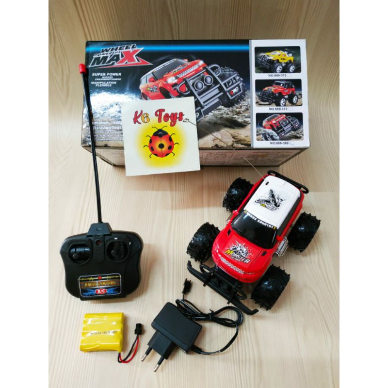 Mobil Remote Jeep / RC Wheel Powerfull Max Jeep No.689-309/313