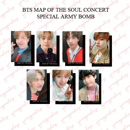 [READY / SET] MAP OF THE SOUL SPECIAL ARMY BOMB BTSN PHOTOCARD FAN MADE UNOFFICIAL MOTS ARMYBOMB YAN