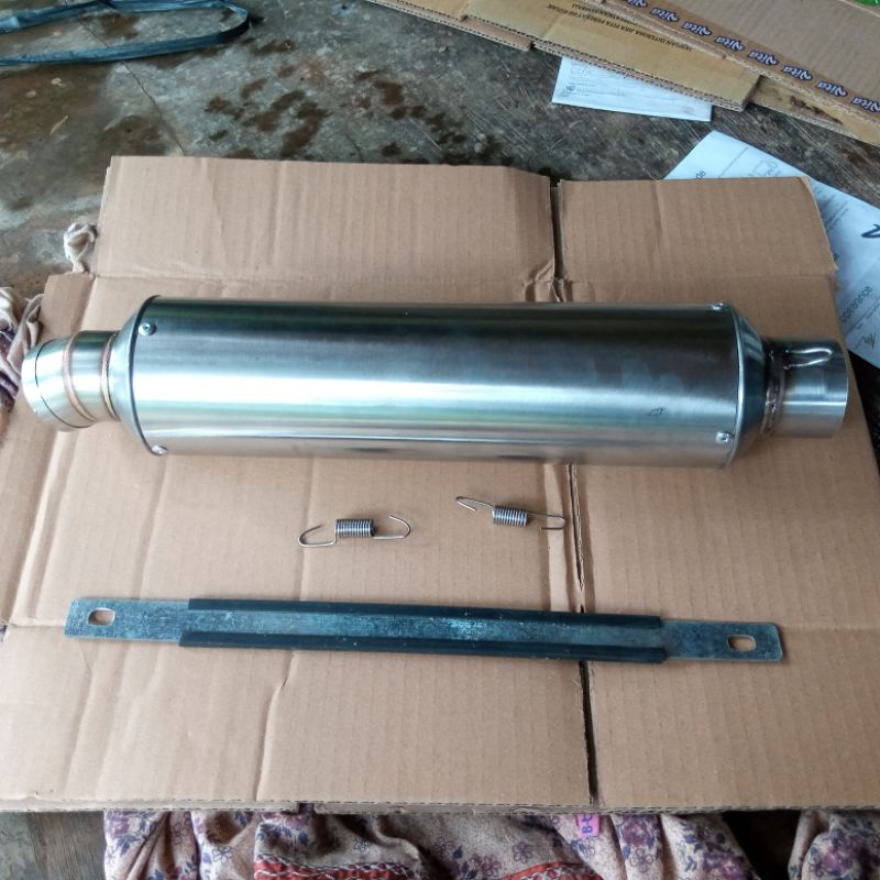 slincer knalpot racing dos bulat jenong 30 cm inlet 50 mm ngebas padet bukan wrx jrm lonerider proliner dbs pdk pekajaman blackdevil best3 skr kou cha ckc cld ahm creampie cts dsm ori original-slincer polos klem