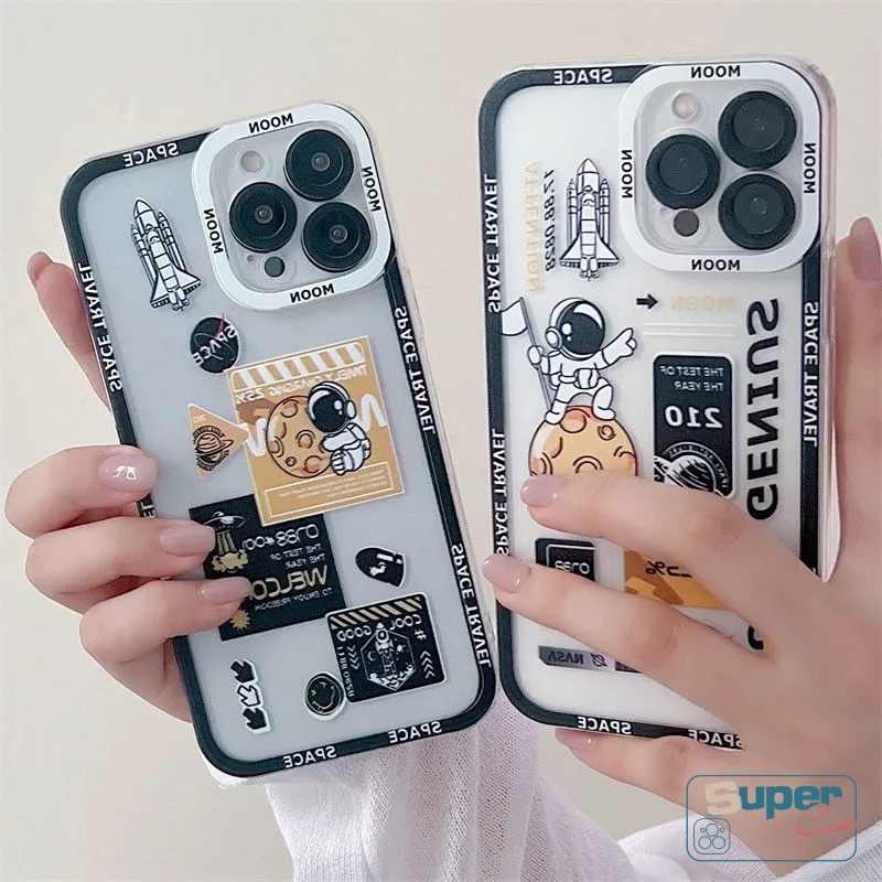 Case NASA Untuk Samsung A04s A14 A04E A04 A33 A32 A73 5G M23 A50 A50s A30s A12 A13 A21s A53 A23 A51 A20s A22 A52 A52s A11 A10s A72 A03s A02s A03 A20 A30 A02 Astronot Ruang Soft Case