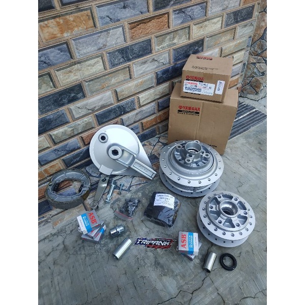 tromol depan tirev belakang rx king - scorpio original full set pnp tiger revo tirev