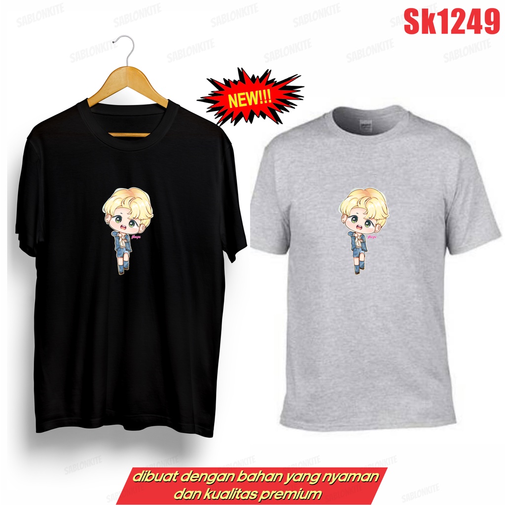 MURAH!!! KAOS KPOP JHOPE JH CARTOON SK1249 UNISEX ADA KAOS ANAK