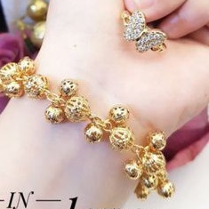 Xuping Set Gelang dan Cincin Wanita 97411