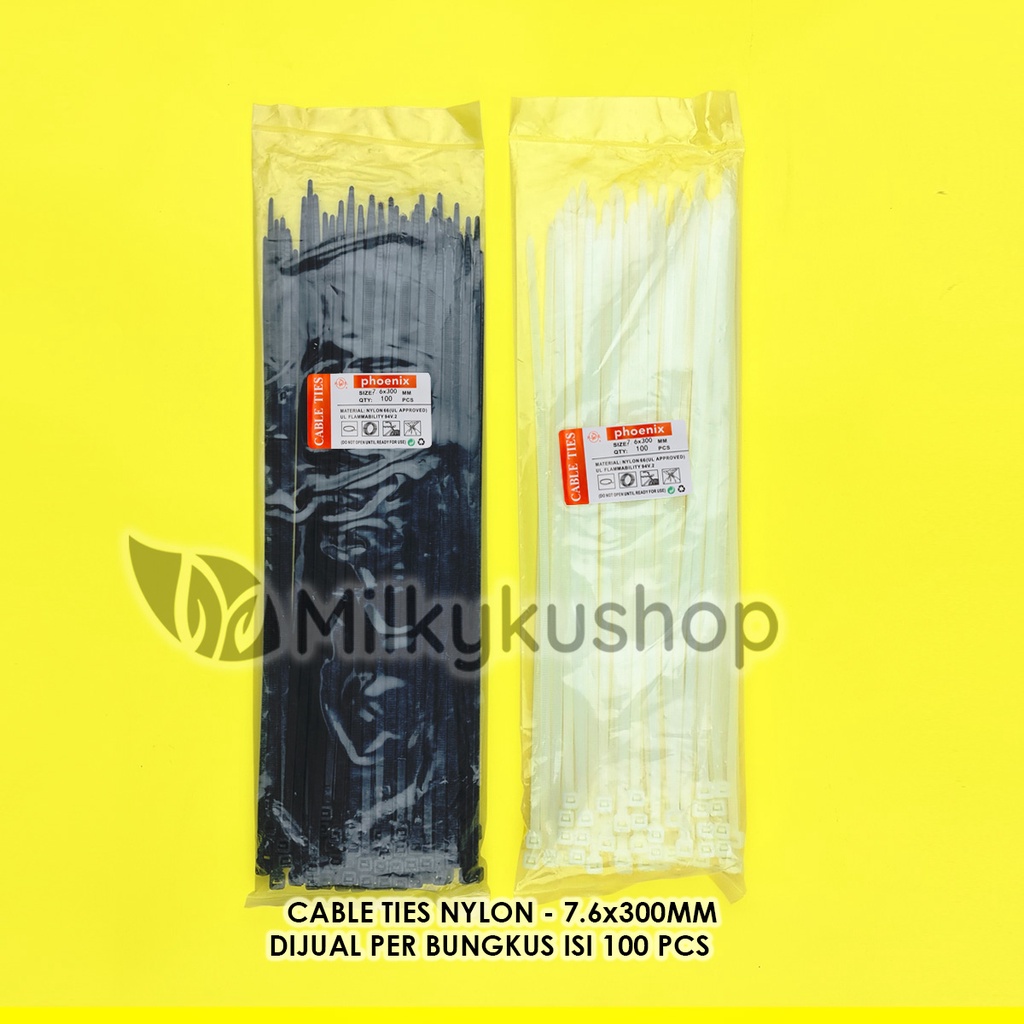 CABLE TIES NYLON SUPER 7.6 X 300 MM KABEL TIS