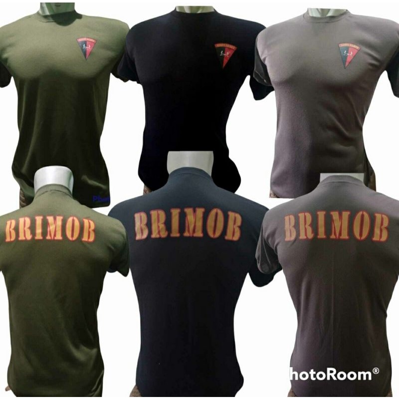 KAOS OBLONG BRIMOB / KAOS DALAM BRIMOB / KAOS PENDEK BRIMOB