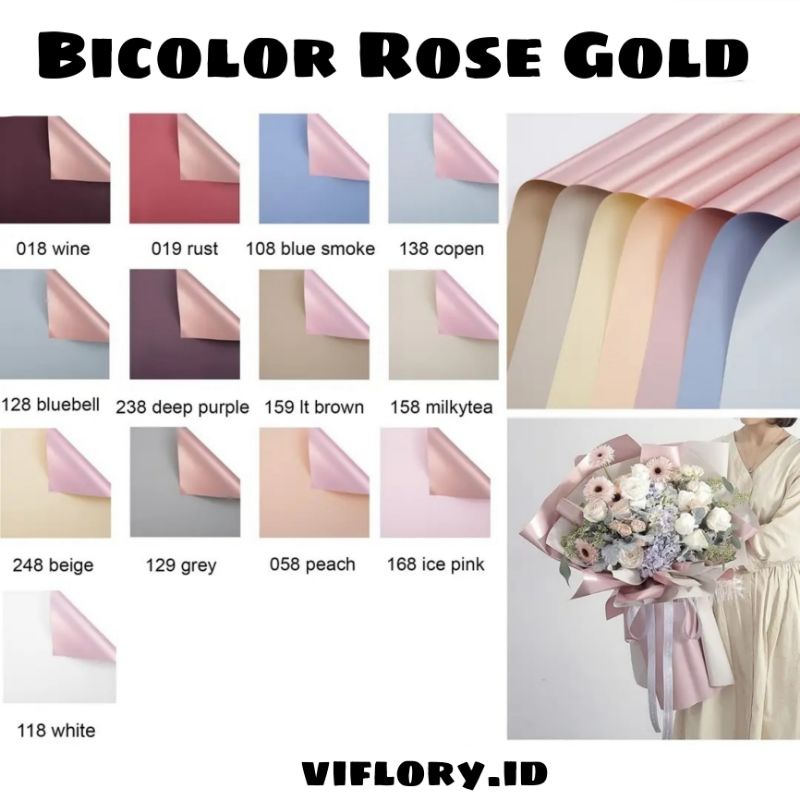 

KERTAS BUKET BICOLOR ROSEGOLD (LEMBARAN) ( WAJIB TAMBAHKAN DUS)