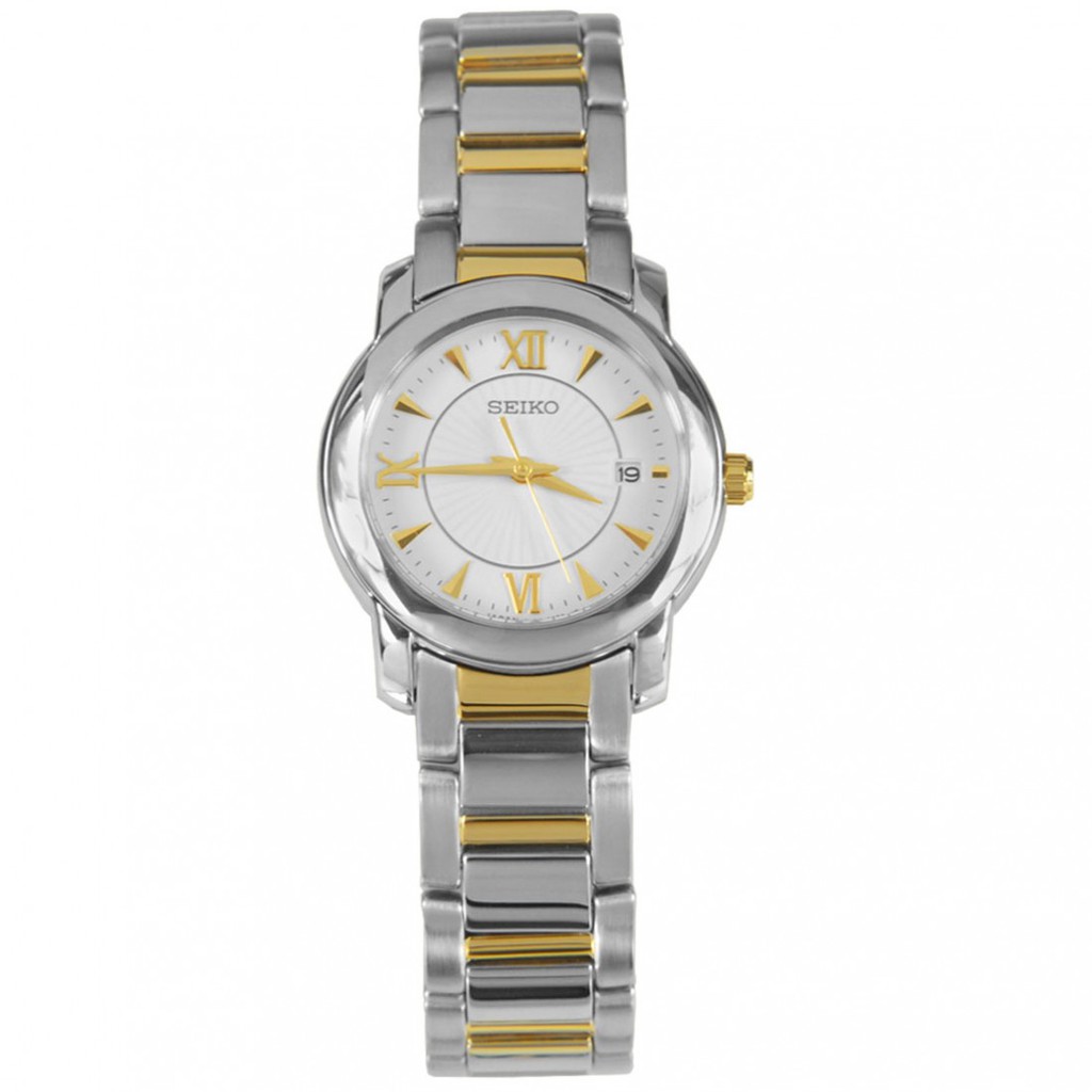 Seiko Ladies SXDC21P1 Ori Stainlees Gold-Silver | Jam Wanita SXDC21