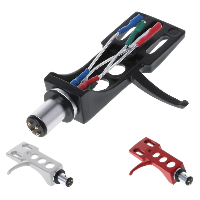 Jual 1 Set Metal Turntable Headshell Mount Universal LP Phono Cartridge