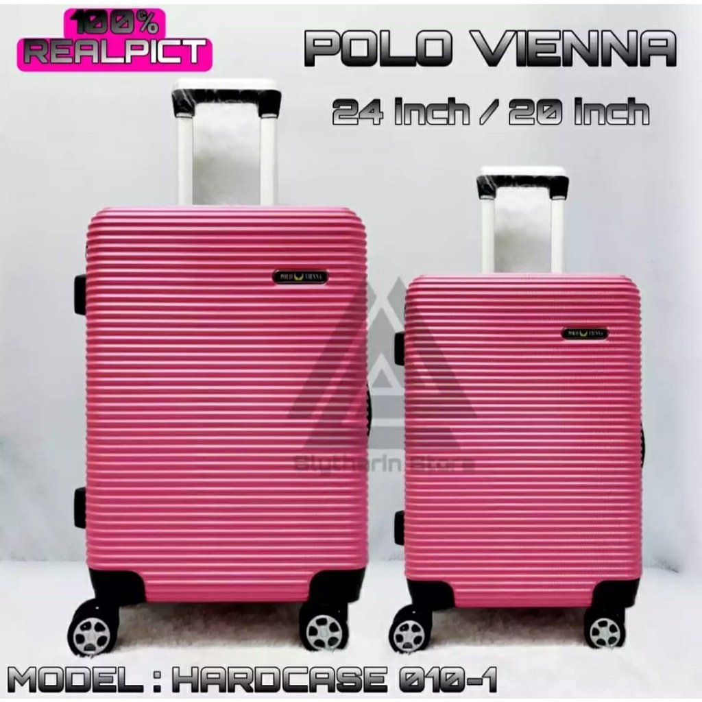 promo koper set ukuran 20inch 24inch beli 1 dapat 2 koper polo original polo vienna tidak mudah pecah