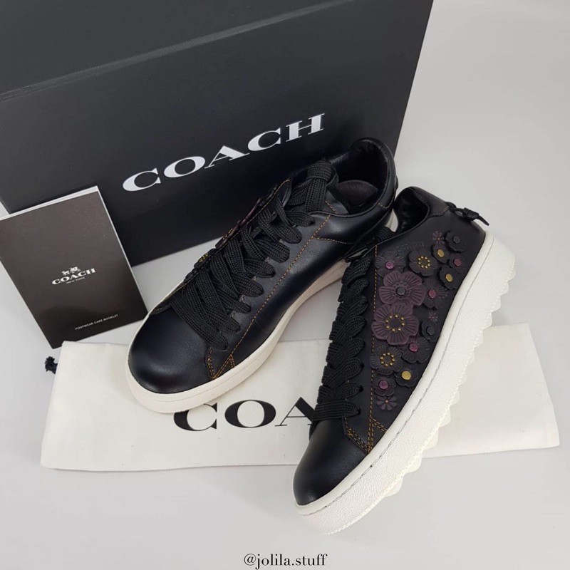 coach tea rose sneakers