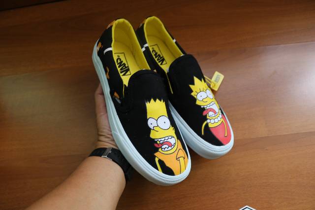 VANS SLIPON LX BART LISA THE SIMPSONS