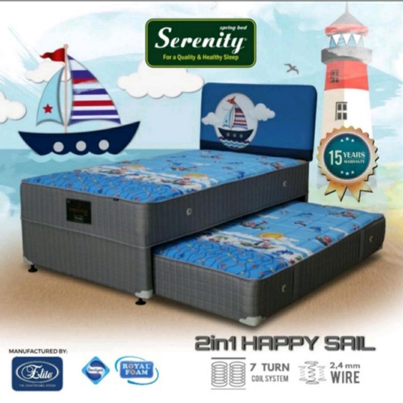 Set Springbed 2in1 Elite Serenity 120x200cm