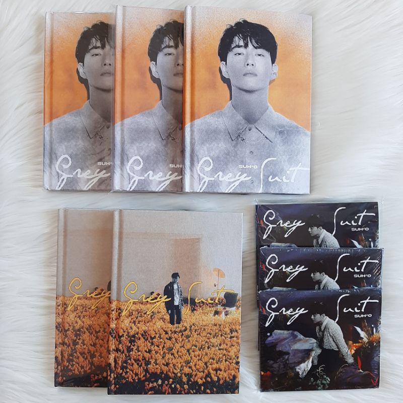SUHO Grey Suit x Mecima Album - Photocards