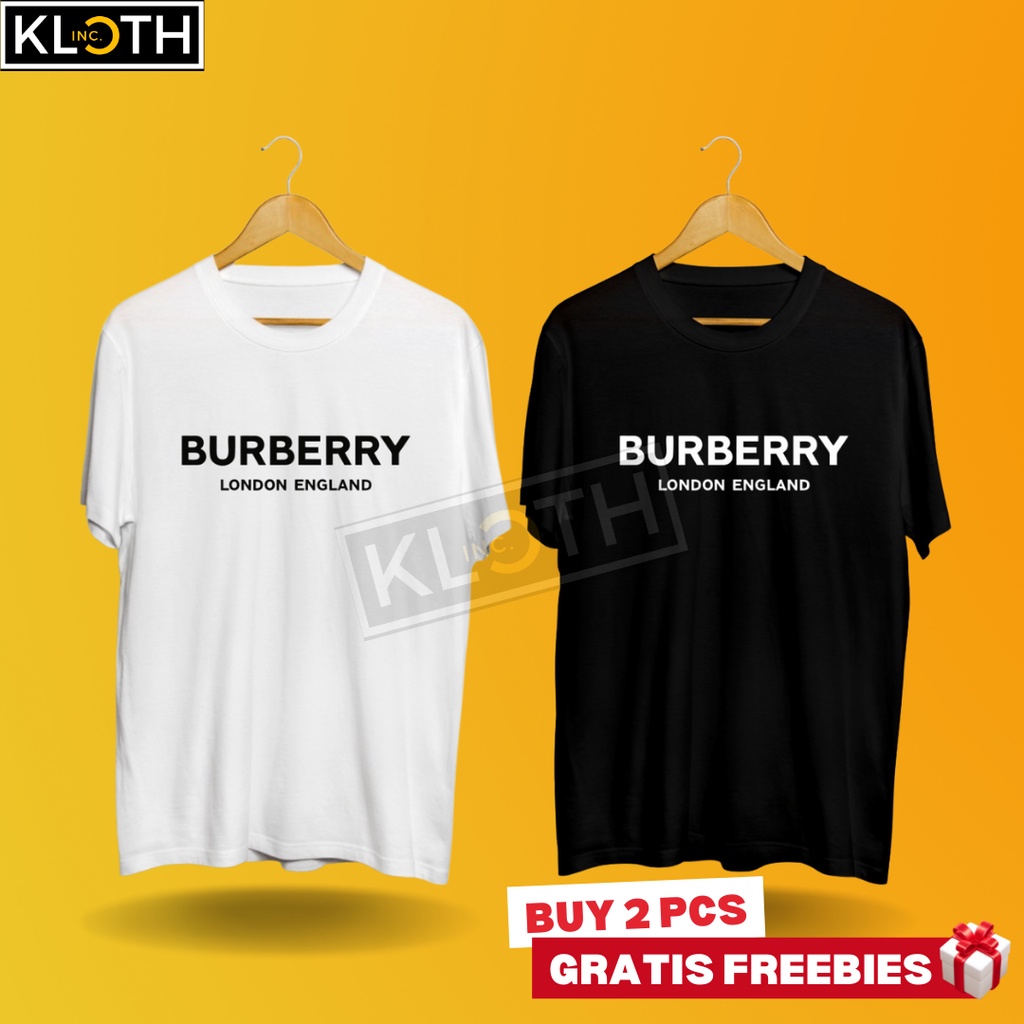 [BTS] Kaos BTS TAEHYUNG BURBERRY London England Cotton 24s Premium Bisa Upgrade Lengan Panjang