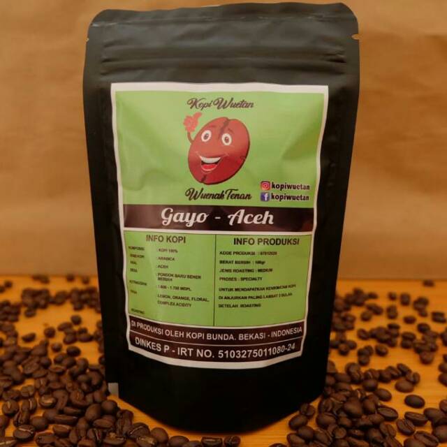 

Arabica Gayo-Aceh, Semiwash Process, Kemasan 100gr