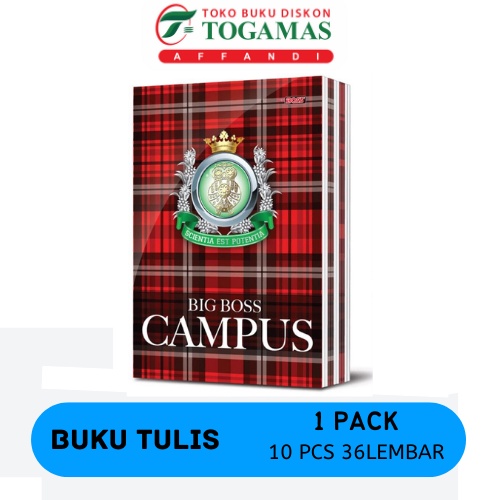 

BUKU TULIS BIG BOSS EB 36 ISI 10 BUKU 1 PACK // BIG BOSS SIDU SINAR DUNIA