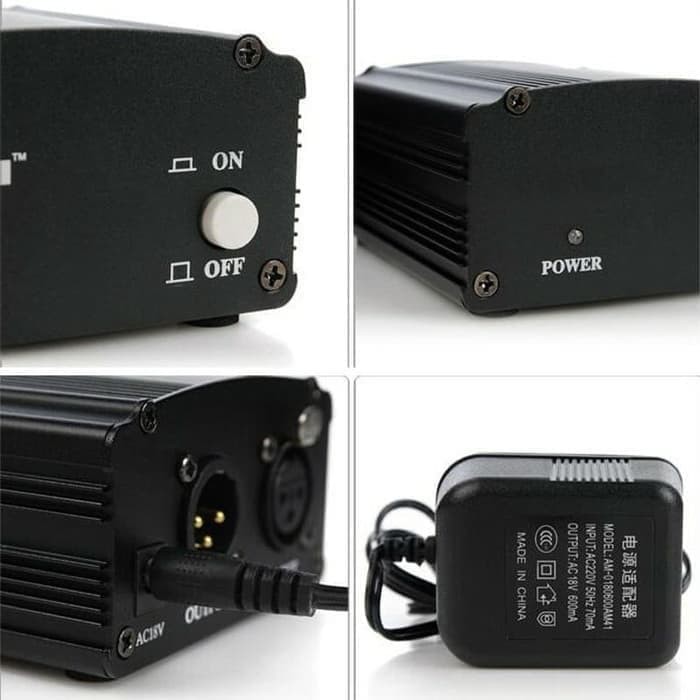 Phantom Power 48V for Condenser Microphone Phantom Power
