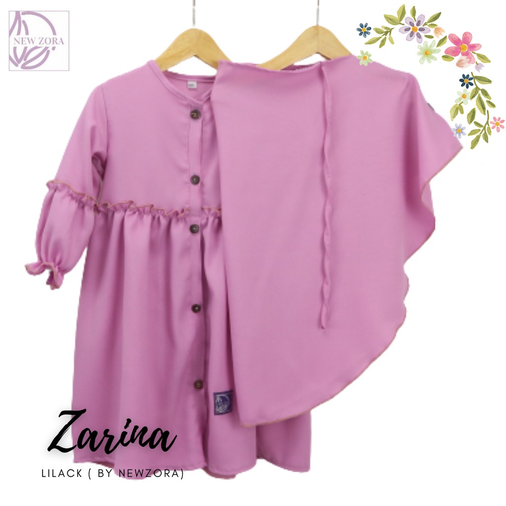 Gamis Anak Zarina Usia 1-8 tahun