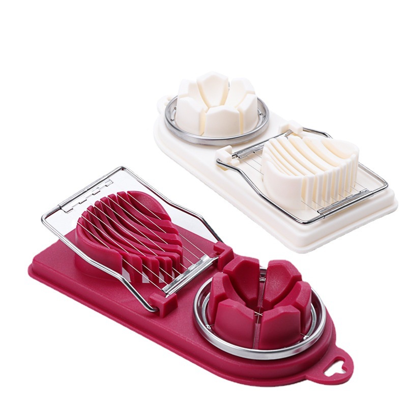 Telur Alat Pemotong Pengiris 2 in 1 Egg Slicer Cutter Rebus / Alat Pemotong Telur Rebus 2 in 1 Multifungsi Pengiris Telor 2in1 Egg Slicer &amp; Cutter