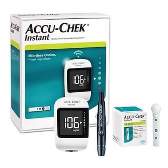 Alat Accu Chek /AccuChek Instant Free Strip 25 dan 50 Test