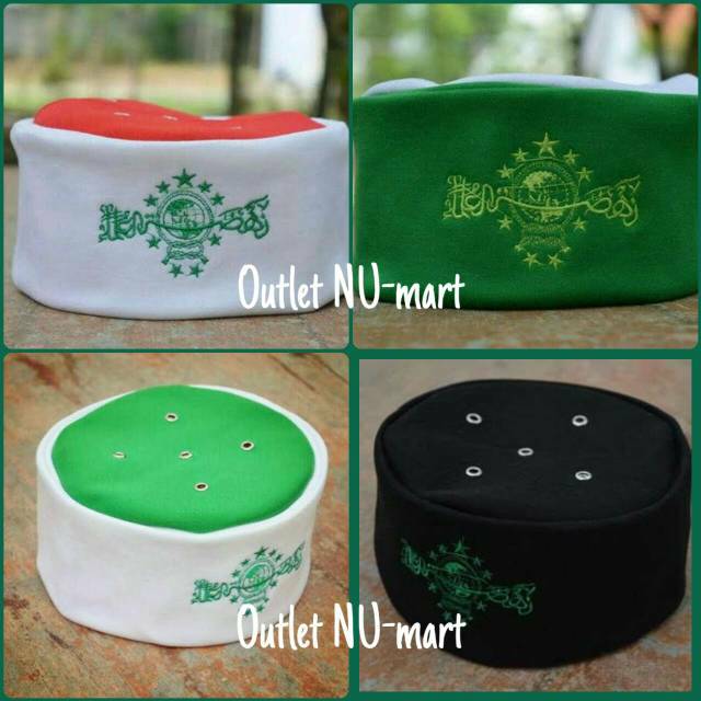 Peci Songkok Kopiah Topi Maiyah Cak Nun - Bordir NU - Aneka Warna Nusantara