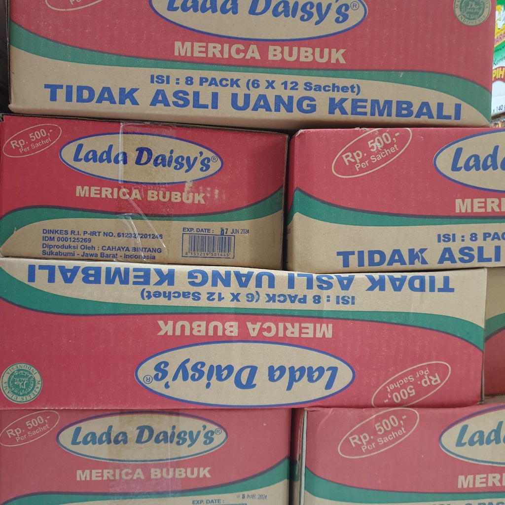 [Dus] Bumbu Masak Instan Lada Bubuk Daisy