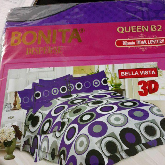 [ Bisa Cod ] Sprei / Seprai Bonita 3d Disperse - Bella Vista